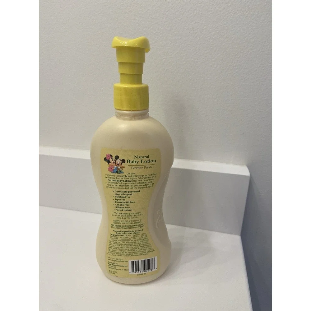 RARE Disney Baby Daily Renewal‎ Naturals Baby Lotion Powder Fresh 15 Oz Vintage